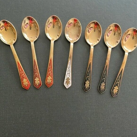 Brass Dessert Spoon (7) - Picture 1 of 9
